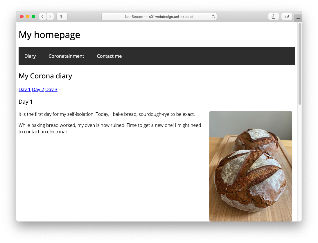 Exercise 3 screenshot
